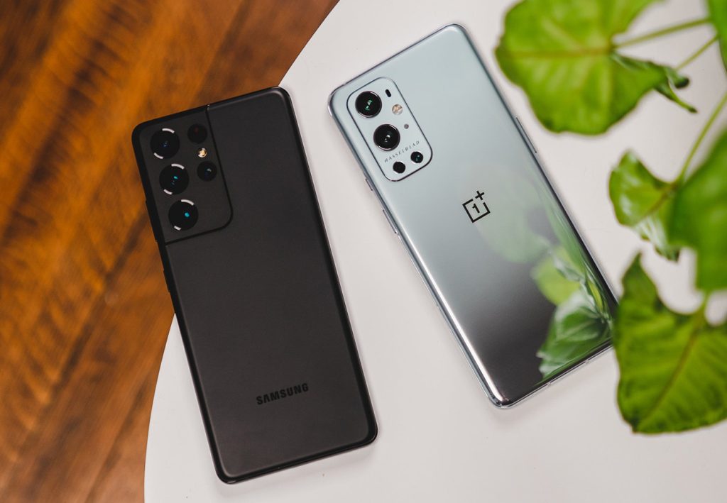 OnePlus 9 Pro und Samsung Galaxy S21 im Vergleich