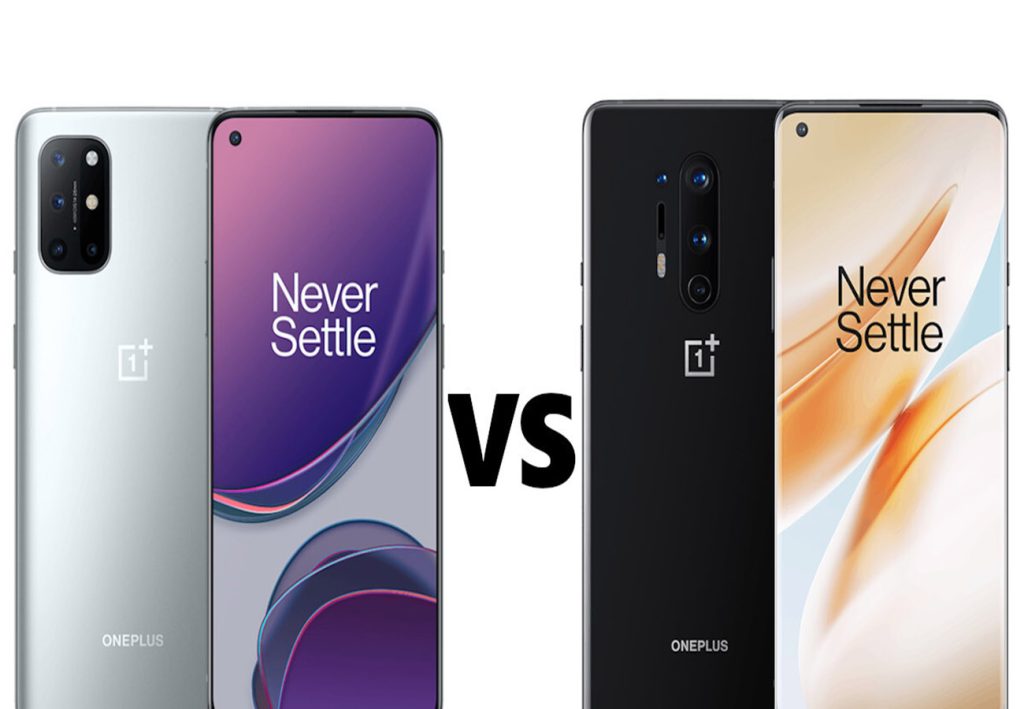 Vergleich des OnePlus 8 Pro mit dem OnePlus 8