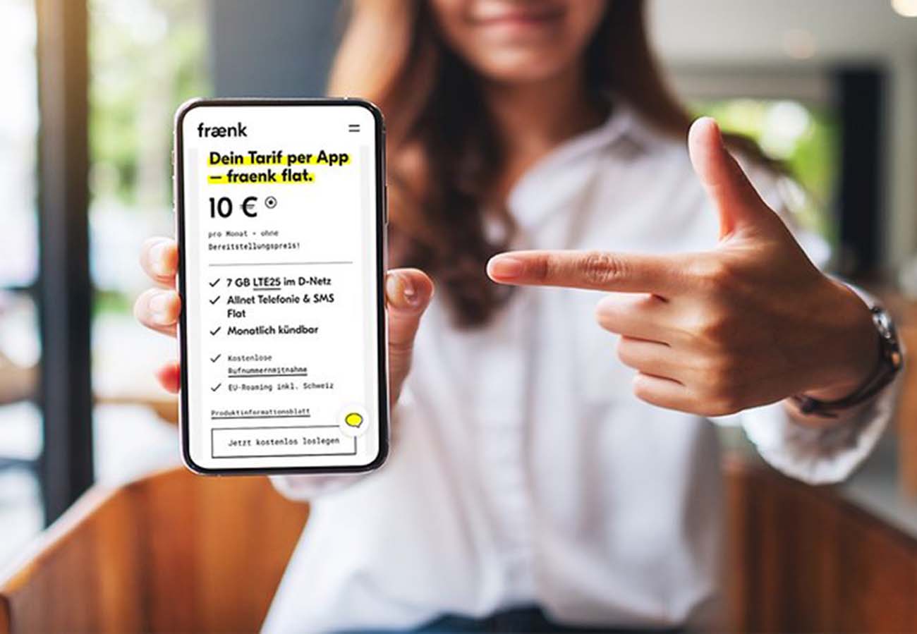 Erfahrungen und Bewertungen zum fraenk 10-Euro-App-Flat-Tarif im Telekom-Netz